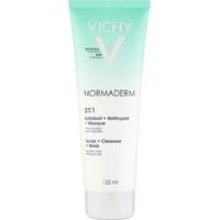 Vichy Normaderm 3 In 1 Cleanser + Scrub + Mask 125ml