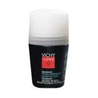 vichy homme deodorant roll on sensitive skin 50 ml