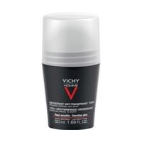 vichy homme 72h extreme control deodorant roll on 50 ml