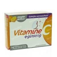 Vitamin c + Ginseng Nutrisante 24 St Chewing tablets