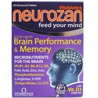 Vitabiotics Neurozan Brain Performance & Memory Tablets