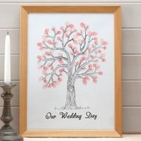 Vintage Affair Finger Print Tree