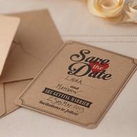 Vintage Affair Save The Date Cards