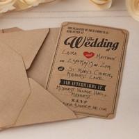 Vintage Affair Wedding Invitations