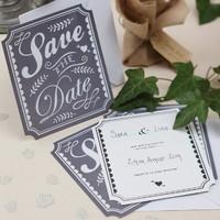 Vintage Affair Save The Date Cards