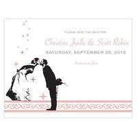 Vintage Hollywood Save The Date Card