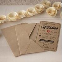Vintage Affair - Wedding Invitations - 10 Pack