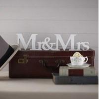 vintage affair mr mrs wooden sign