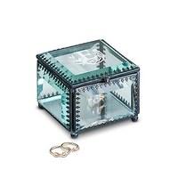 vintage inspired glass jewellery box modern fairy tale monogram etchin ...