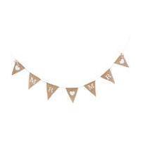 Vintage Affair Mr and Mr Hessian Bunting 1.5 m