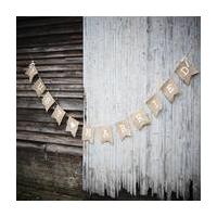 vintage affair just married hessian bunting 25 m