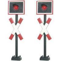 Viessmann 5058A H0 Level crossing set for railroad crossing finished model