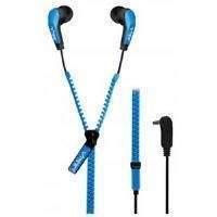vibe slick zip cable in ear headphone v3 blue