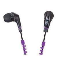 vibe slick zip headphones purple