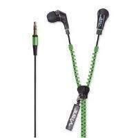 Vibe Slick Zip Cable In Ear Headphone (Green)