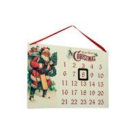 Vintage Christmas advent calendar