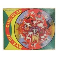 Vintage Waddingtons Circular puzzle - Prize winning dogs