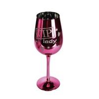 VIP Lady | Pink Wine Glass