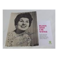 Vintage Alma Cogan Reville Fan Club Photo Card. 1960\'s