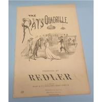 Vintage Sheet Music. The Rats Quadrille by Redler.