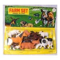 Vintage Farm Set Animal Figures Unopened