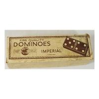 Vintage Empire & Imperial Double Six Dominos