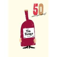 Vintage 50 | Birthday Card