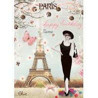 Vintage Paris | Birthday Card