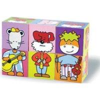Vilac Stacking Toy Cubes - The Musician Animals
