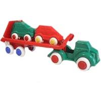 viking toys car transporter and 2 cars