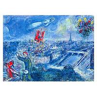 View of Paris By Marc Chagall