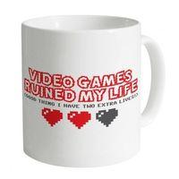 Video Games Ruined My Life Mug
