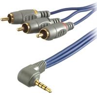 vivanco si4r1302 edp17486 sound vision 35mm 4 pole pl 3 rca lead 2m le ...