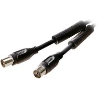 vivanco 7142 n edp43041 tvradio aerial lead in black 3m length