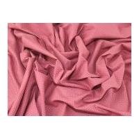 Vintage Style Mini Spot Print Cotton Dress Fabric Rose Pink