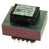 Vigortronix VTX-120-006-509 PCB Transformer 110/220/240VAc 6VA - 9+9V