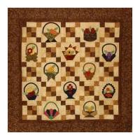 Villa Rosa Basket Quilt Wall Hanging English Paper Piecing Pattern & Paper Pieces