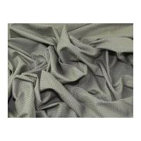 Vintage Style Mini Spot Print Cotton Dress Fabric Grey