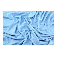 Viscose Slub Stretch Jersey Dress Fabric Cornflower Blue