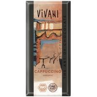 vivani organic milk white cappuccino chocolate 100g