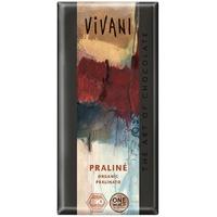 vivani organic milk chocolate praline filling 100g