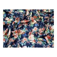 Vintage Style Floral Print Fine ...