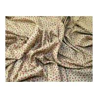 Vintage Style Floral Print Fine ...