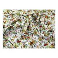 Vintage Style Floral Print Fine ...