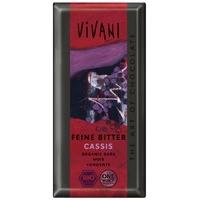 vivani organic dark chocolate cassis filling 100g