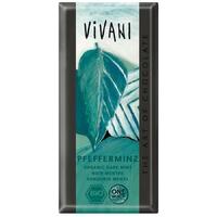 Vivani Organic Dark Chocolate & Peppermint Filling - 100g