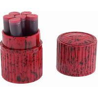 visconti tube of seven ink cartridges red