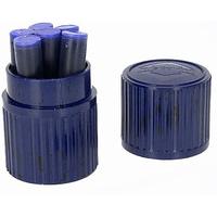 Visconti Tube of Seven Ink Cartridges Blue