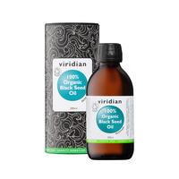 Viridian 100% Organic Black Seed Oil, 200ml