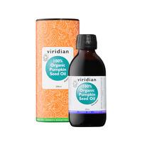 Viridian 100% Organic Pumpkin Seed Oil, 200ml